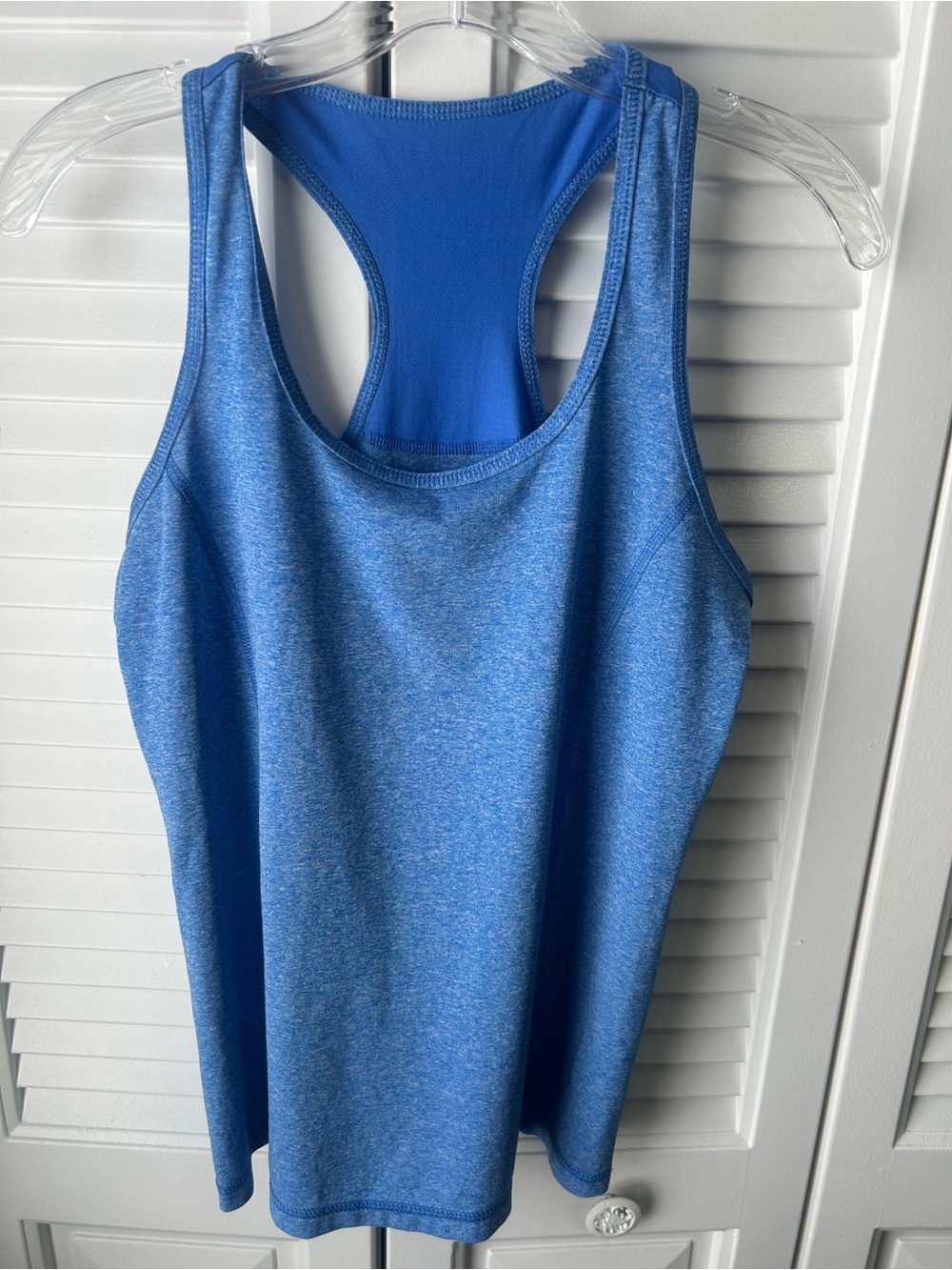 Danskin Now Blue Racerback Tank Top